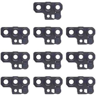 For Samsung Galaxy S25 Ultra SM-S938B 10pcs Rear Camera Lens Cover (Black)