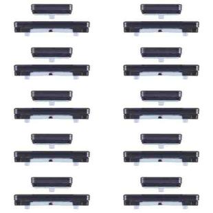For Samsung Galaxy S23 Ultra SM-S918B 10pcs Power Button and Volume Control Button (Black)