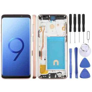 For Samsung Galaxy S9+ SM-G965F 6.18 inch TFT LCD Screen Digitizer Full Assembly with Frame (Gold)
