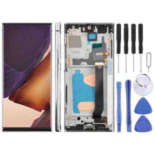 For Samsung Galaxy Note20 Ultra SM-N986B 6.72 inch TFT LCD Screen Digitizer Full Assembly with Frame, Not Supporting Fingerprint Identification (Silver)
