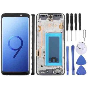 For Samsung Galaxy S9 SM-G960F 5.7 inch TFT LCD Screen Digitizer Full Assembly with Frame (Black)