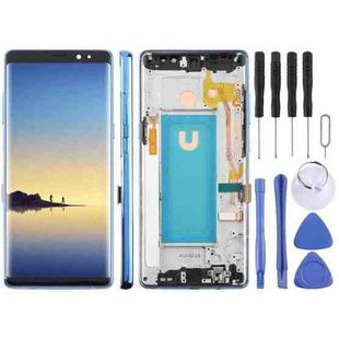 For Samsung Galaxy Note 8 SM-N950F 6.25 inch TFT LCD Screen Digitizer Full Assembly with Frame (Blue)