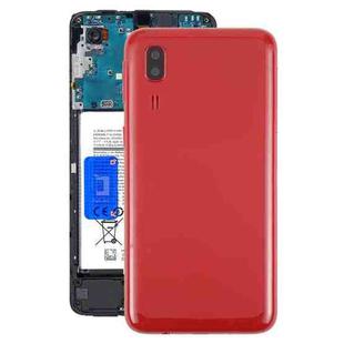 For Samsung Galaxy A2 Core SM-A260F Back Cover with Camera Lens Cover(Red)