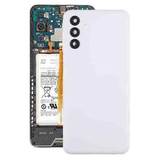 For Samsung Galaxy A04s SM-A047F Back Cover with Camera Lens Cover(White)
