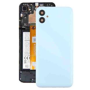 For Samsung Galaxy A04e SM-A042F Back Cover with Camera Lens Cover(Blue)