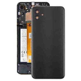 For Samsung Galaxy A04 SM-A045F Back Cover with Camera Lens Cover(Black)
