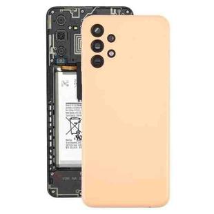 For Samsung Galaxy A13 SM-A135F Back Cover with Camera Lens Cover(Orange)