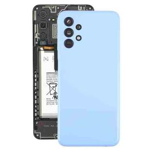 For Samsung Galaxy A13 SM-A135F Back Cover with Camera Lens Cover(Blue)
