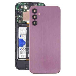 For Samsung Galaxy A14 SM-A145F Back Cover with Camera Lens Cover(Purple)