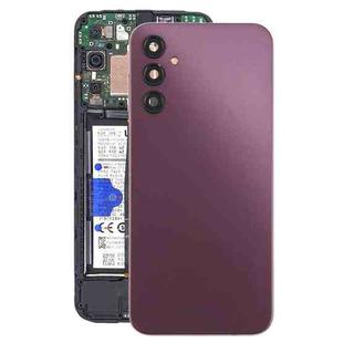 For Samsung Galaxy A14 5G SM-A146B Back Cover with Camera Lens Cover(Purple)