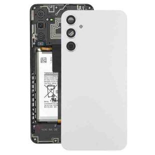 For Samsung Galaxy A34 SM-A346B Back Cover with Camera Lens Cover(Silver)