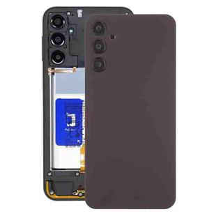 For Samsung Galaxy A24 SM-A245 Back Cover with Camera Lens Cover(Dark Red)