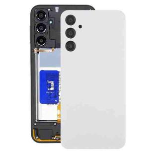 For Samsung Galaxy A24 SM-A245 Back Cover with Camera Lens Cover(Silver)