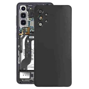 For Samsung Galaxy A32 4G SM-A325F Battery Back Cover with Camera Lens Cover(Black)