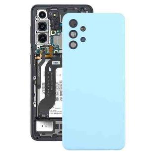 For Samsung Galaxy A32 4G SM-A325F Battery Back Cover with Camera Lens Cover(Blue)