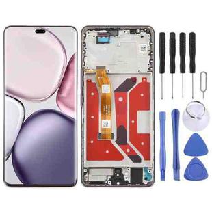 For Honor X9c Original LCD Screen Digitizer Full Assembly with Frame (Purple)
