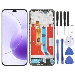 For Honor X70i Original LCD Screen Digitizer Full Assembly with Frame (Black)