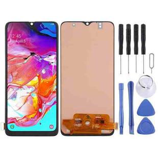 For Samsung Galaxy A70 incell LCD Screen with Digitizer Full Assembly, Not Supporting Fingerprint Identification (Black)