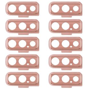 For Galaxy A7 (2018) A750F/DS 10pcs Camera Lens Cover (Pink)