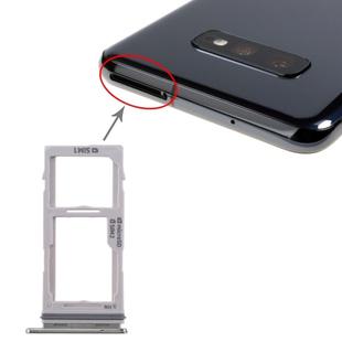 For Galaxy S10+ / S10 / S10e SIM Card Tray + SIM Card Tray / Micro SD Card Tray (Green)