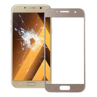 For Galaxy A3 (2017) / A320  Front Screen Outer Glass Lens (Gold)