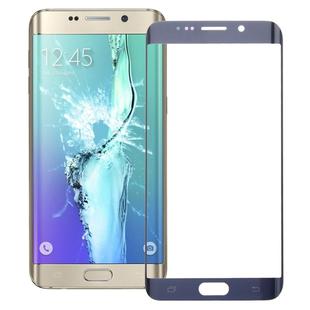 For Galaxy S6 Edge+ / G928  Front Screen Outer Glass Lens (Dark Blue)