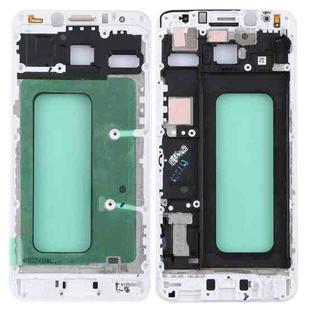 For Galaxy C5 Pro Front Housing LCD Frame Bezel (White)