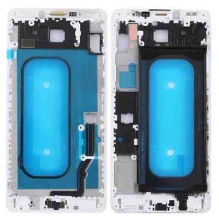 For Galaxy C9 Pro Front Housing LCD Frame Bezel (White)