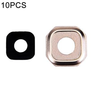 For Galaxy A3 (2016) / A310 10pcs Camera Lens Covers (Gold)