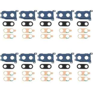 For Huawei Enjoy 9 Plus  10pcs Camera Lens Cover (Blue)