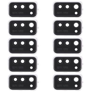 For Huawei Honor V30  10pcs Camera Lens Cover (Black)