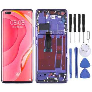 LCD Screen and Digitizer Full Assembly with Frame for Huawei Nova 7 Pro 5G(Blue)
