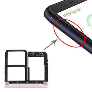 SIM Card Tray + SIM Card Tray + Micro SD Card Tray for Asus Zenfone Max Plus (M1) ZB570TL / X018D(Gold)