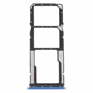 SIM Card Tray + SIM Card Tray + Micro SD Card Tray for Xiaomi Redmi 9A/Redmi 9C(Blue)