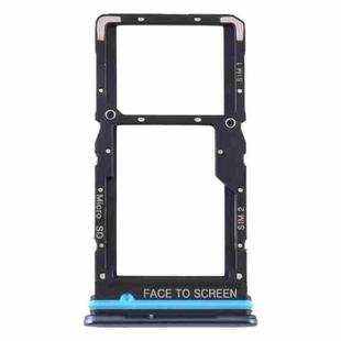 SIM Card Tray + SIM Card Tray / Micro SD Card Tray for Xiaomi Mi 10T Lite 5G (Blue)