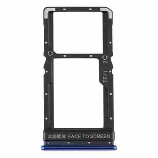 SIM Card Tray + SIM Card Tray / Micro SD Card Tray for Xiaomi Poco X3 / Poco X3 NFC(Blue)