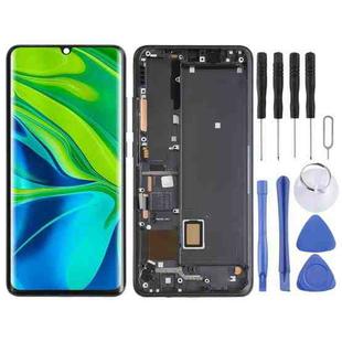 Original LCD Screen and Digitizer Full Assembly With Frame for Xiaomi Mi CC9 Pro / Mi Note 10 / Mi Note 10 Pro(Black)