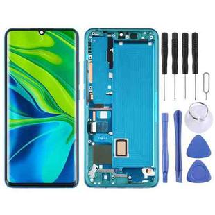 Original LCD Screen and Digitizer Full Assembly With Frame for Xiaomi Mi CC9 Pro / Mi Note 10 / Mi Note 10 Pro(Green)