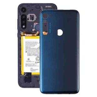 Original Battery Back Cover for Motorola Moto One Fusion Plus PAKF0002IN (Blue)