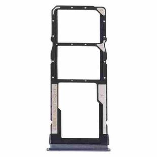 SIM Card Tray + SIM Card Tray + Micro SD Card Tray for Xiaomi Redmi Note 9 5G / Redmi Note 9T M2007J22G M2007J22C(Black)