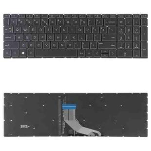US Version Keyboard with Keyboard Backlight for HP 15-DA 15-DA0002DX 15-DA0008CA 15-DB 15-DB0003CA TPN-C135 TPN-C136(Black)