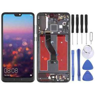 Original OLED LCD Screen for Huawei P20 Pro Digitizer Full Assembly with Frame(Black)