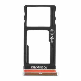 SIM Card Tray + Micro SD Card Tray for Motorola Moto One Action XT2013-1 XT2013-2 XT2013-4 (Silver)