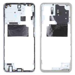 Middle Frame Bezel Plate for Xiaomi Redmi Note 10 M2101K7AI M2101K7AG(White)