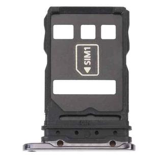 SIM Card Tray + NM Card Tray for Huawei P40 Pro (Black)