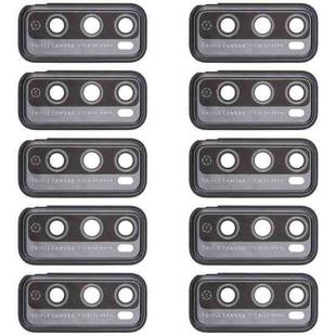 For Huawei Enjoy 20 Pro  10pcs Camera Lens Cover (Black)