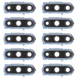 For Huawei Enjoy 10 Plus  10pcs Camera Lens Cover (Blue)