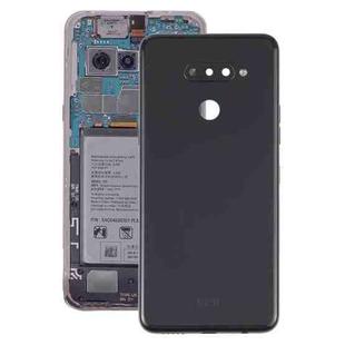 Back Battery Cover for LG K50s LMX540HM LM-X540 LM-X540BMW LMX540BMW(Black)