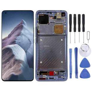 Original AMOLED Material LCD Screen and Digitizer Full Assembly With Frame for Xiaomi Mi 11 Ultra / Mi 11 Pro M2102K1G M2102K1C M2102K1AC (Purple)
