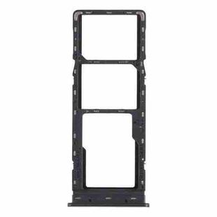 For infinix S5 X652 SIM Card Tray + SIM Card Tray + Micro SD Card Tray (Black)